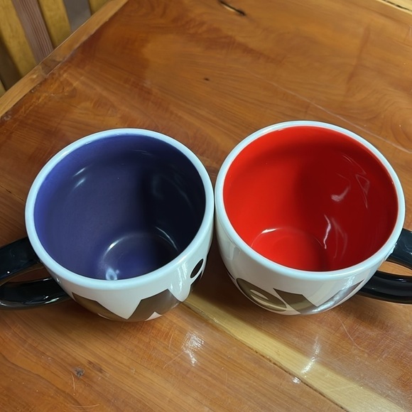 Set of 2 Mickey and Minnie Mouse Coffee Cups Mugs Disney Parks - Picture 5 of 6